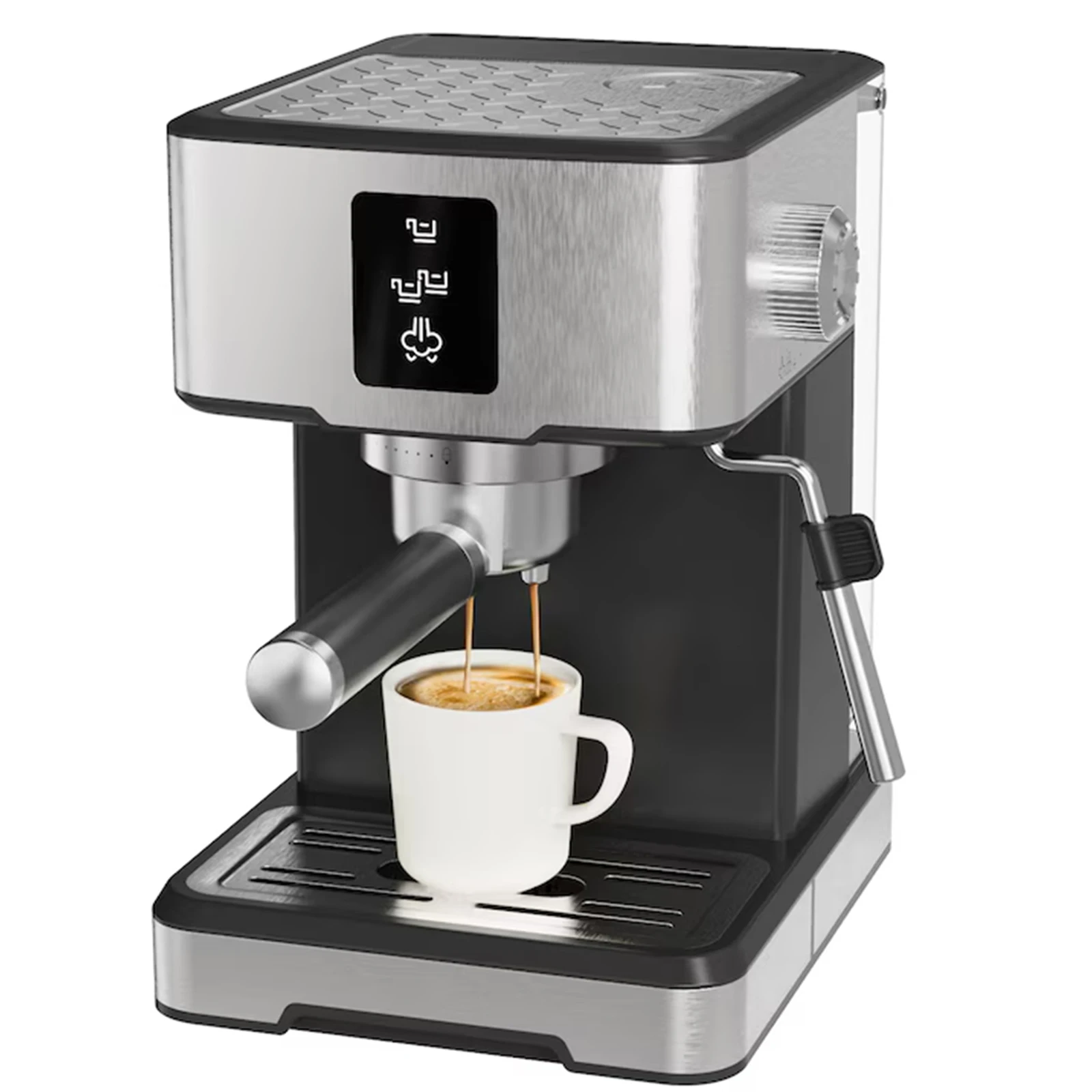 Espressomaschine, Haushalts-Espressomaschine, kompakter Espresso-Kaffee, schnelle Erwärmung für Cappuccino/Latte-Maschine für Zuhause