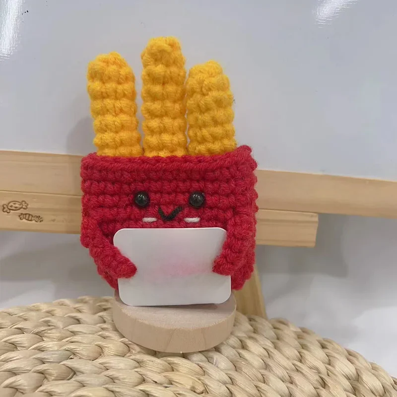 Beurre de frites à énergie positive, créatif, fait à la main, en laine, ogo Butter avec carte, décoration de la maison et de la chambre, cadeau de Noël, nouveau