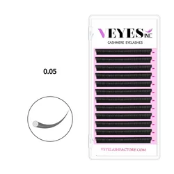 Veyes inc cashmere extensões de cílios falso vison cílios 8-20mm veeelash profissionais clássico macio natural chicote em massa atacado