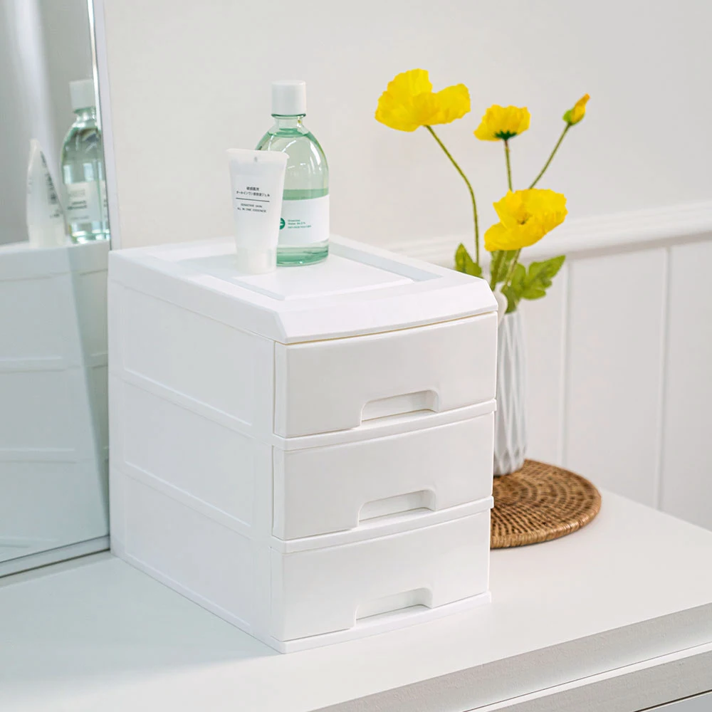 Blanc Drawer 18cm 3-Tier practical tidy lightweight