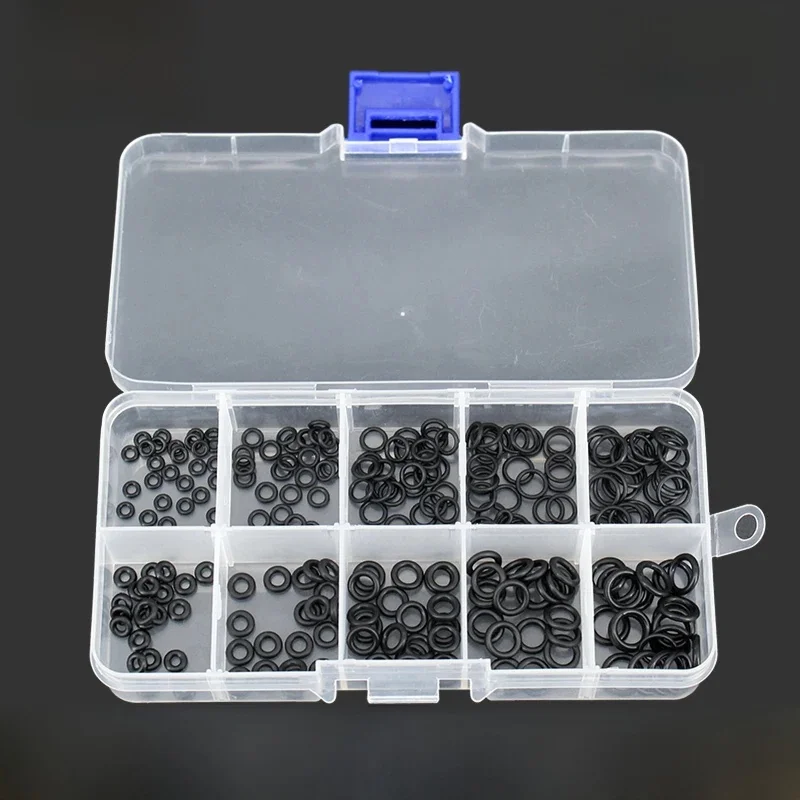 VMQ NBR bague d'étanchéité Silicone Kit épaisseur 1/1.5mm caoutchouc Nitrile NBR joint torique joint d'étanchéité joints toriques Kit en caoutchouc Set-.-