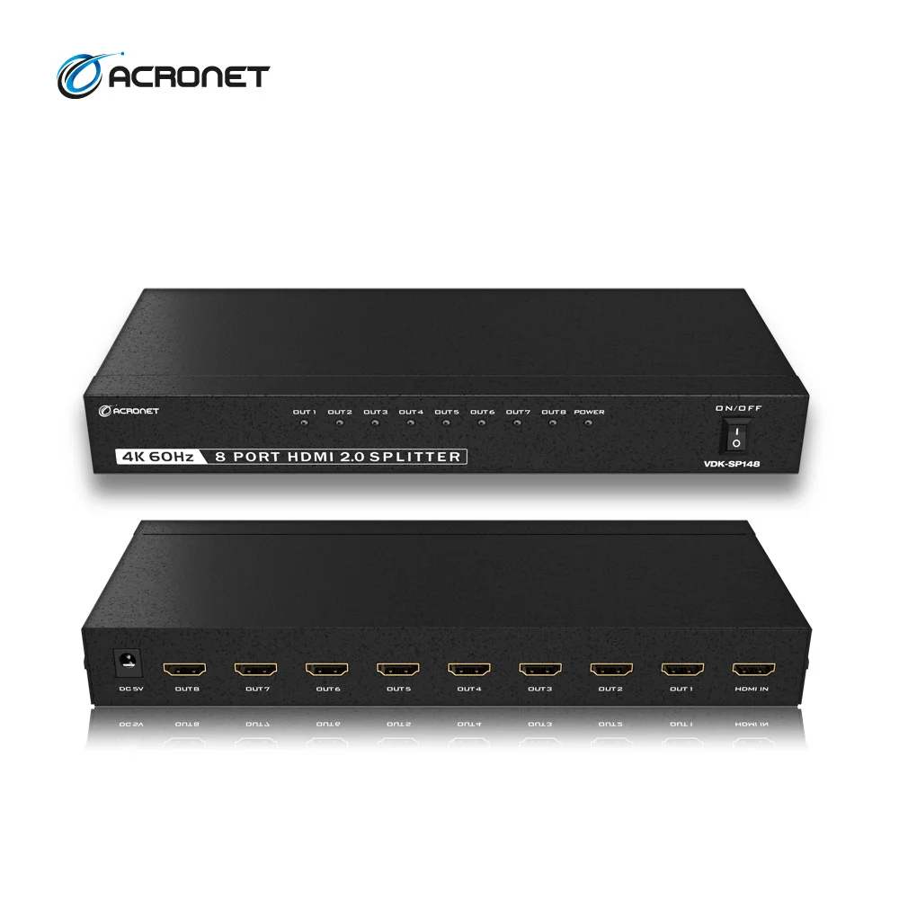 ACRONET 1:8 4K HDMI2.0 Splitter, VDK-SP148