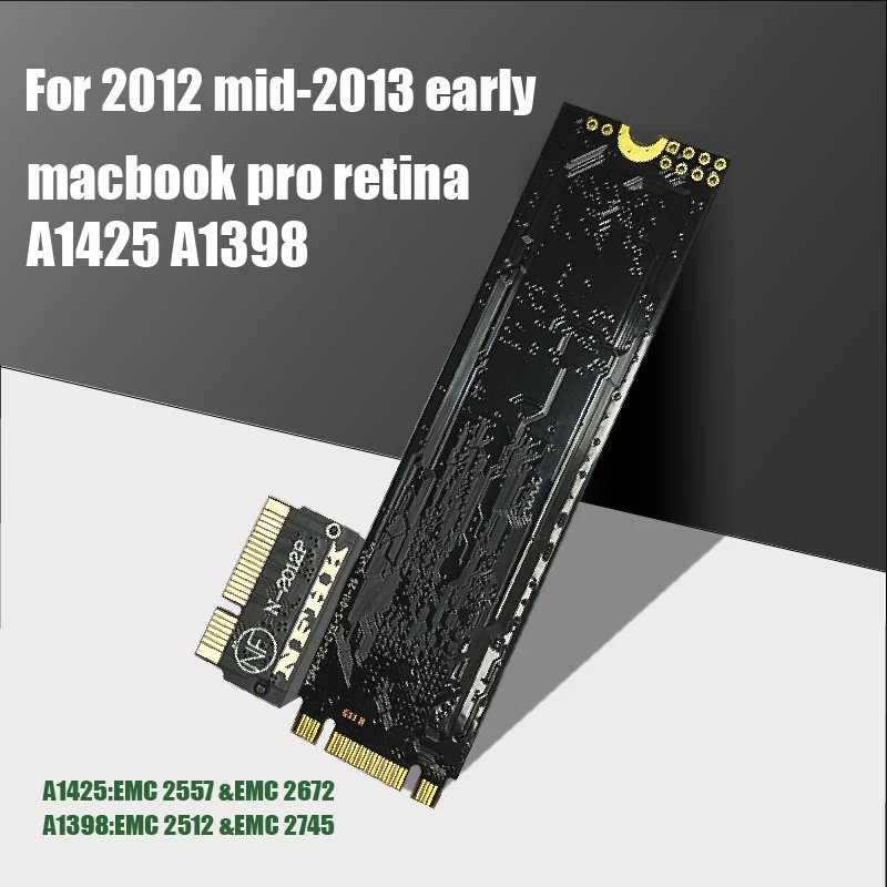 A1425 Macbook Pro SSD Model EMC2672 Retina (koniec 2012-rano 2013), EMC 2557 2512 2673 Imido SSD Świetny do notebooka Laptop