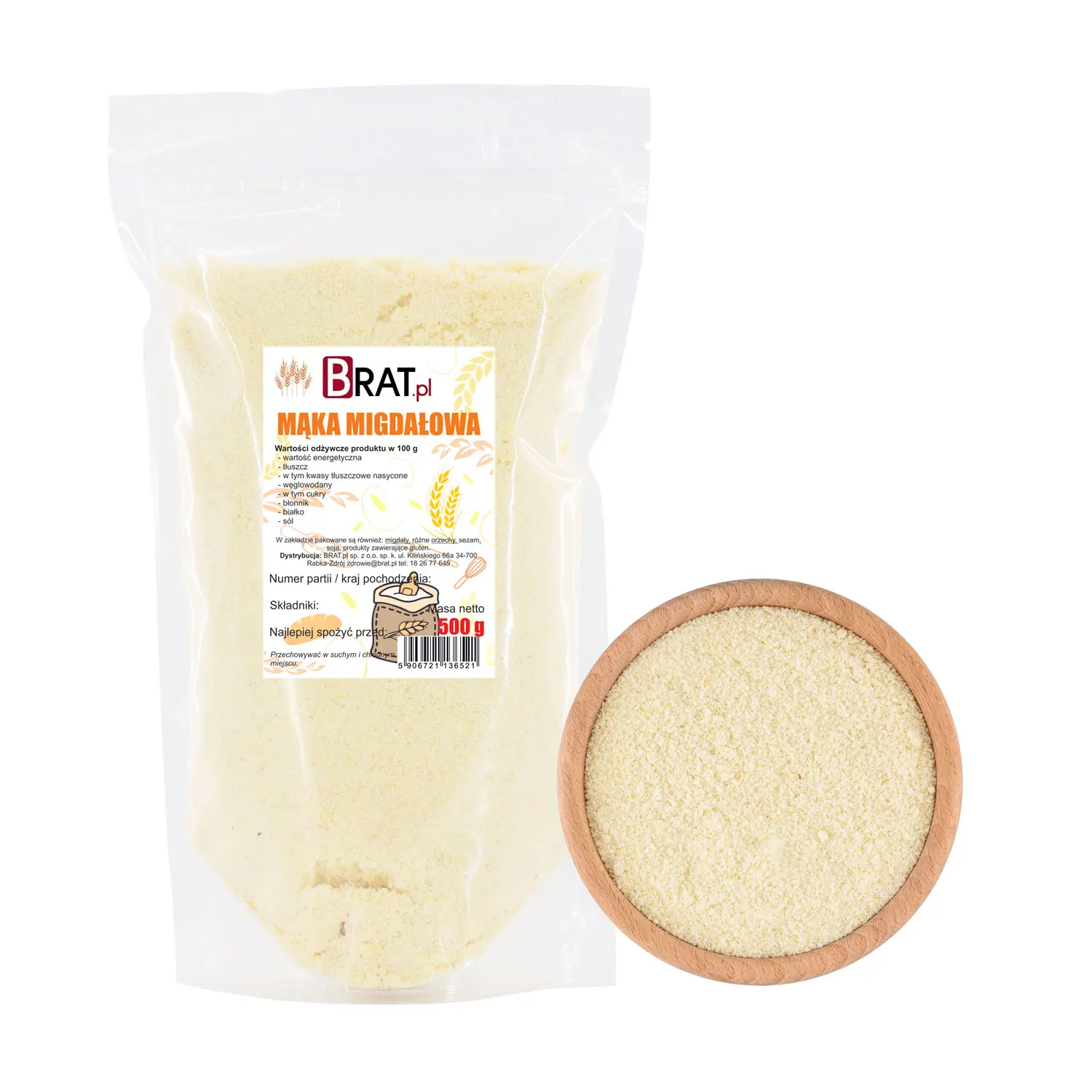 Mąka migdałowa 500g