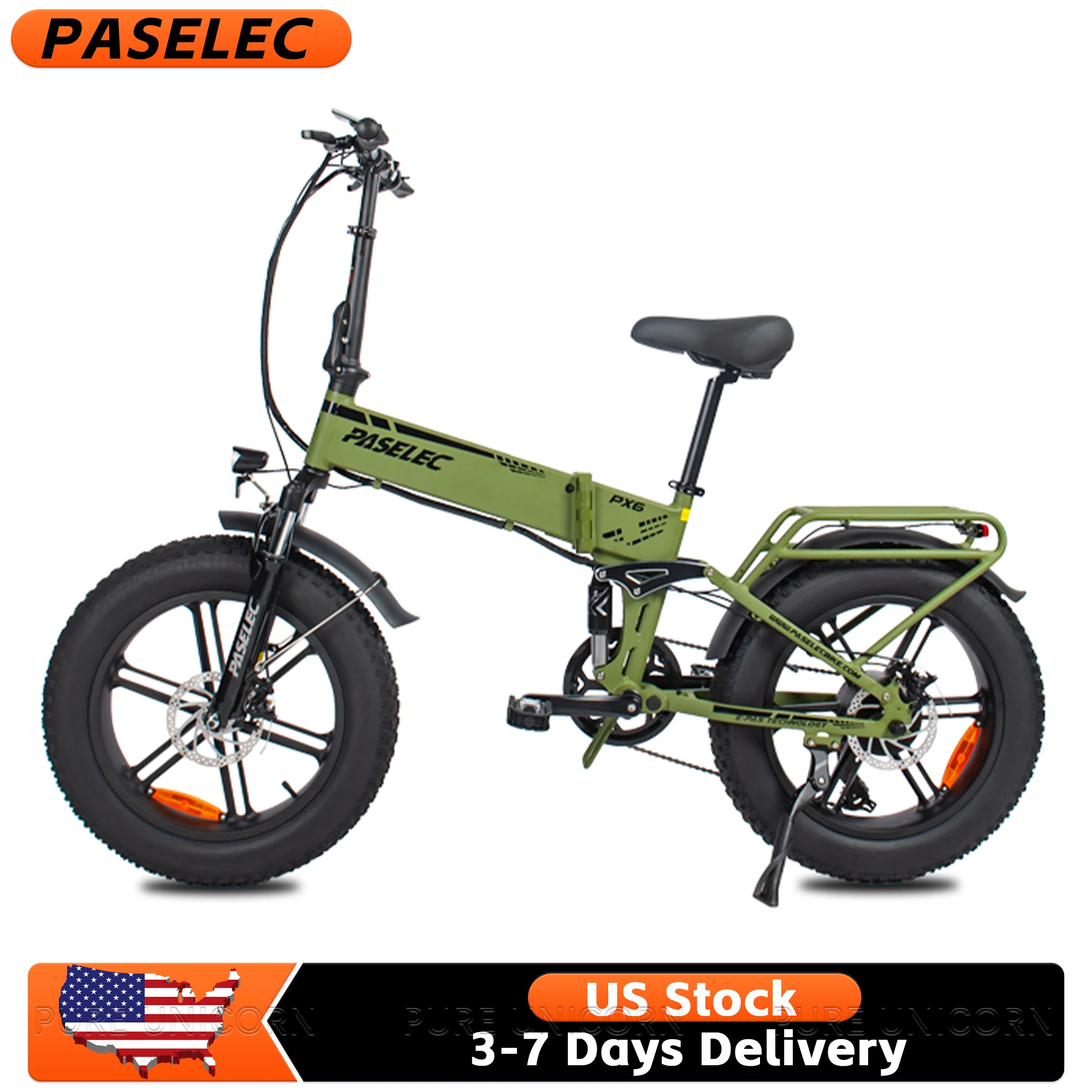 

Электрические велосипеды PASELEC PX6, 750 Вт, складной электронный велосипед, 20x4,0 дюйма, толстая шина, 45 км/ч, Ebike для взрослых, 48 В, 13 Ач, складные электрические велосипеды