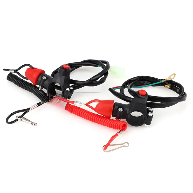 AliExpress ATV Motorcycle Boat Tether Lanyard Emergency Kill Stop Engine Switch Push Button for Pocket Mini Dirt Bike ATV Quad