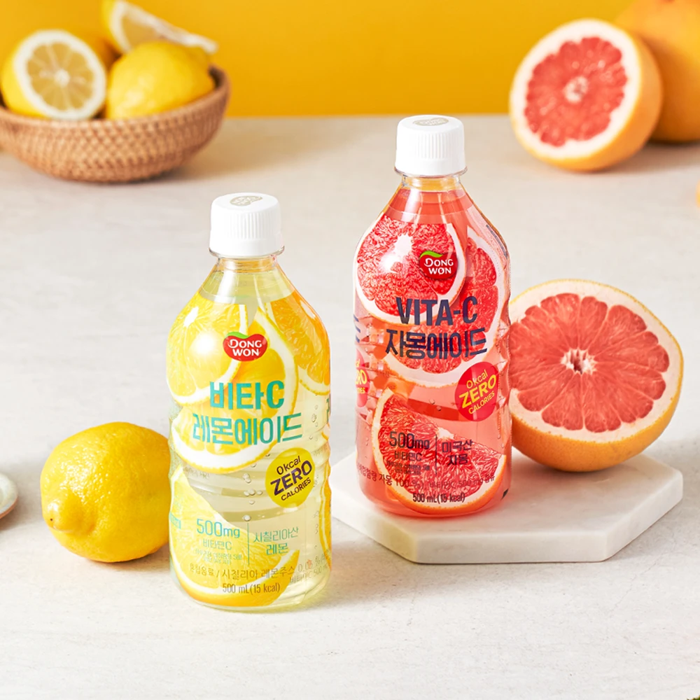 Vita C 0 Lemon Ade Grapefruit Ade 500mlx24 PCs