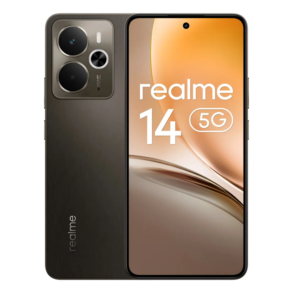 Realme 14 5G Smartphone, 4th Generation 6 octa core, 6,000 mAh