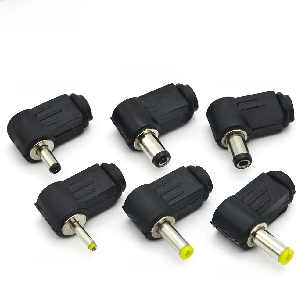 5.5*2.5mm prise cc coude à 90 degrés 5.5*2.1mm prise d'alimentation cc assemblage de câblage type de fil de soudage 4.8x1.7 4.0x1.7 3.5x1.35mm 5.5x2.5