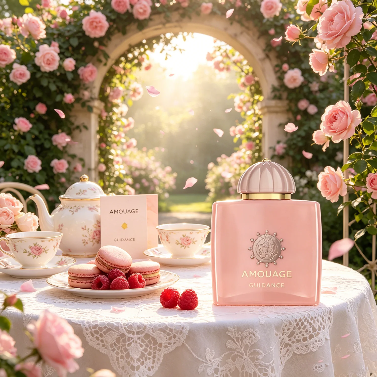 

Amouage Guidance Eau de Parfum Spray for Unisex – Elegant Floral Fruity Gourmand Scent, Pear, Rose & Frankincense, Long-Lasting Luxury Niche Fragrance, Perfect Gift Idea, 3.4 fl oz / 100 ml