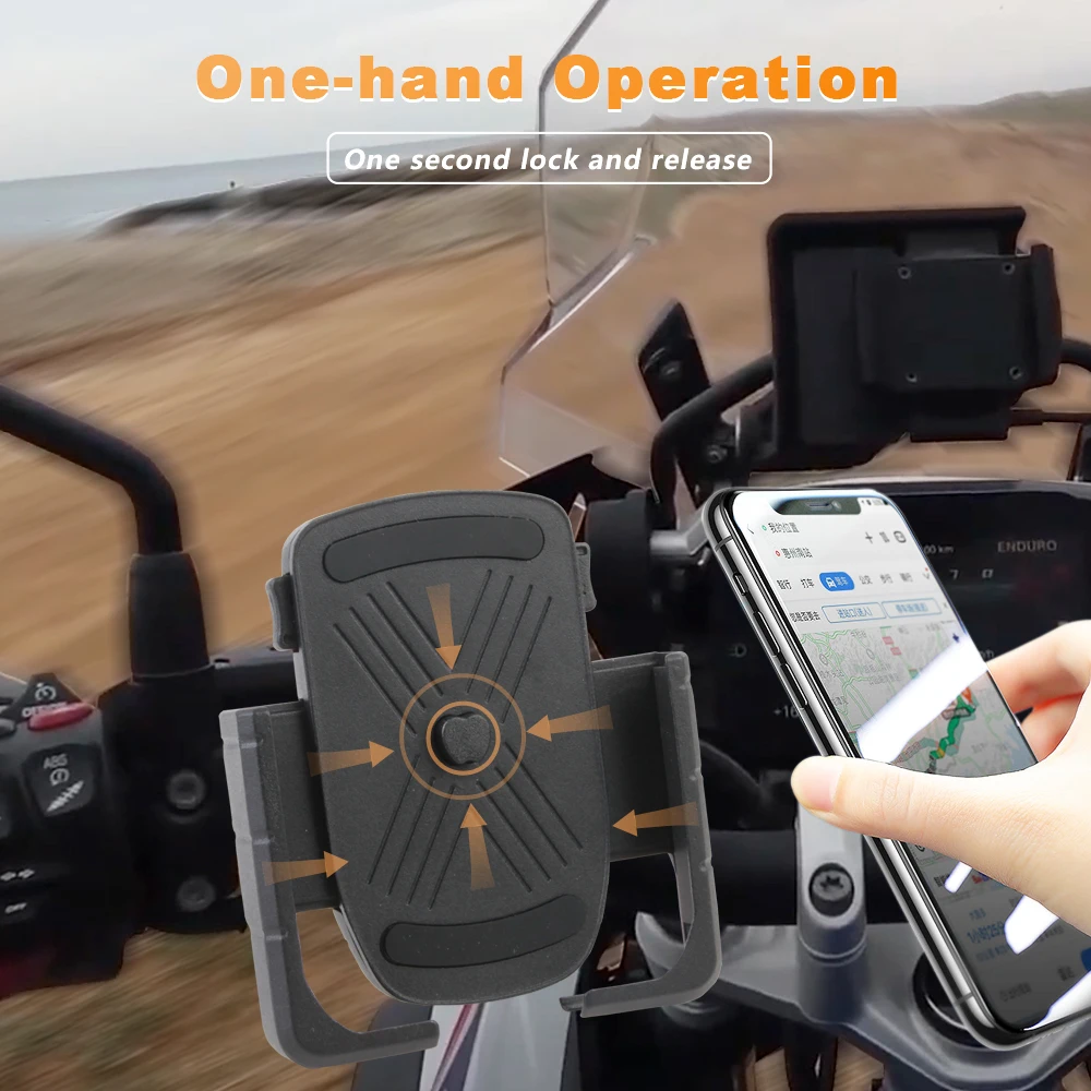 Universal Phone Holder TC Max Cellphone Stand Motorcycle For Super Soco CPx CUmini CUx VS1 TC 50 Wanderer TS 50 Smartphone Mount