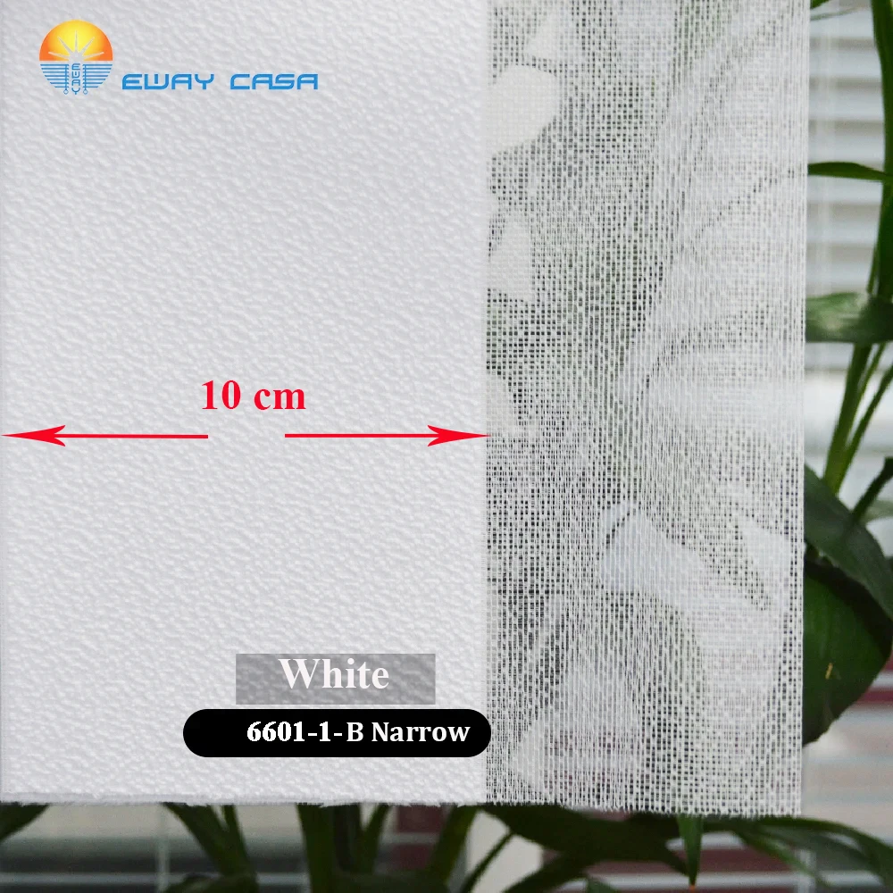 Smart Curved Vertical Blinds Custom Track Made to Drawing Narrow Slat