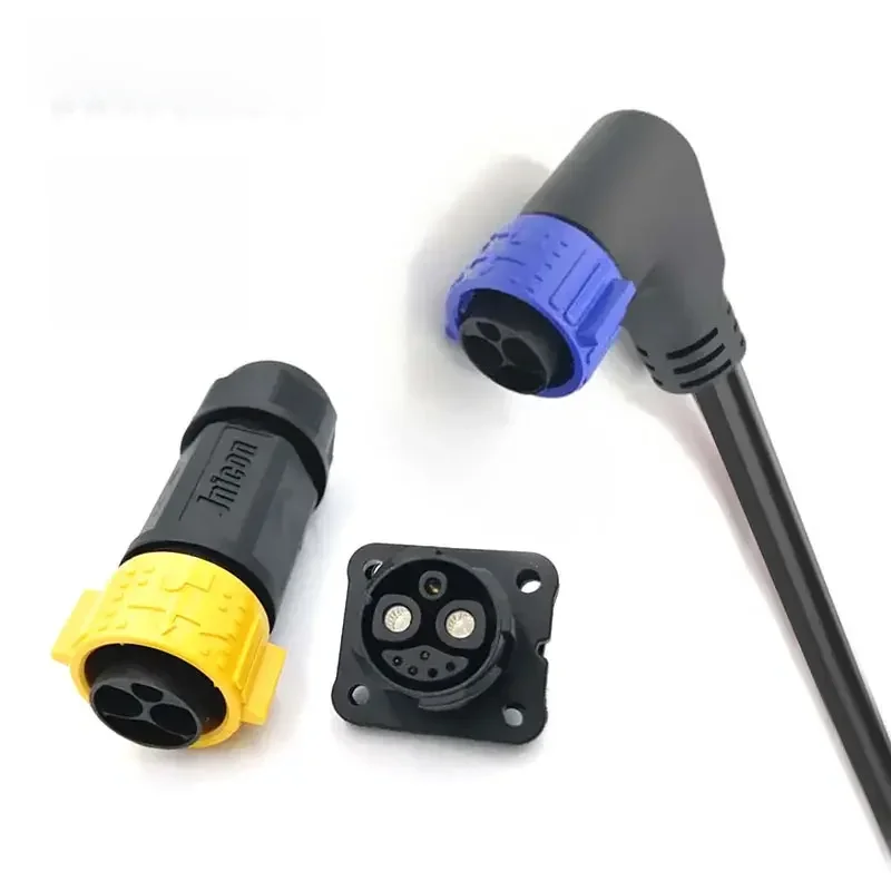 AliExpress DIVEDEER 60A 2+1+5 Waterproof Electric Motorcycle Lithium Battery Connector IP67 M25 E-bike Charging Power Plug Socket CE UL Certified