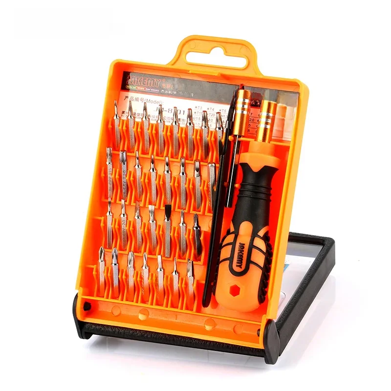 JAKEMY JM-8101 33 w 1 zestaw wkrętaków precyzyjnych magnetyczne bity Torx śrubokręt do zestawu narzędzi do naprawy elektroniki — zdjęcie 2