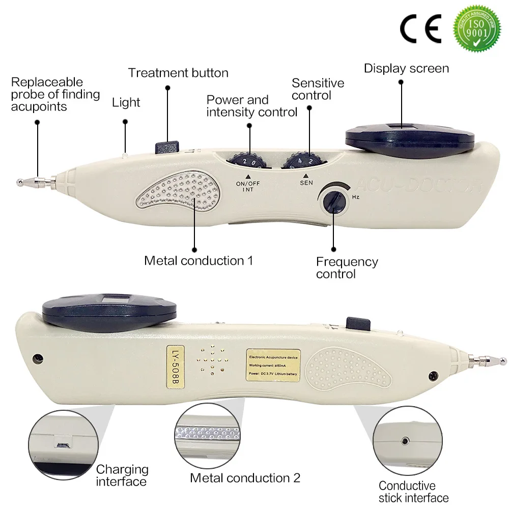 Acupuntura Pen Point Detector Electronic Massage Acupuncture Pen Pain Therapy Electric Acupuncture Meridian Pen Body