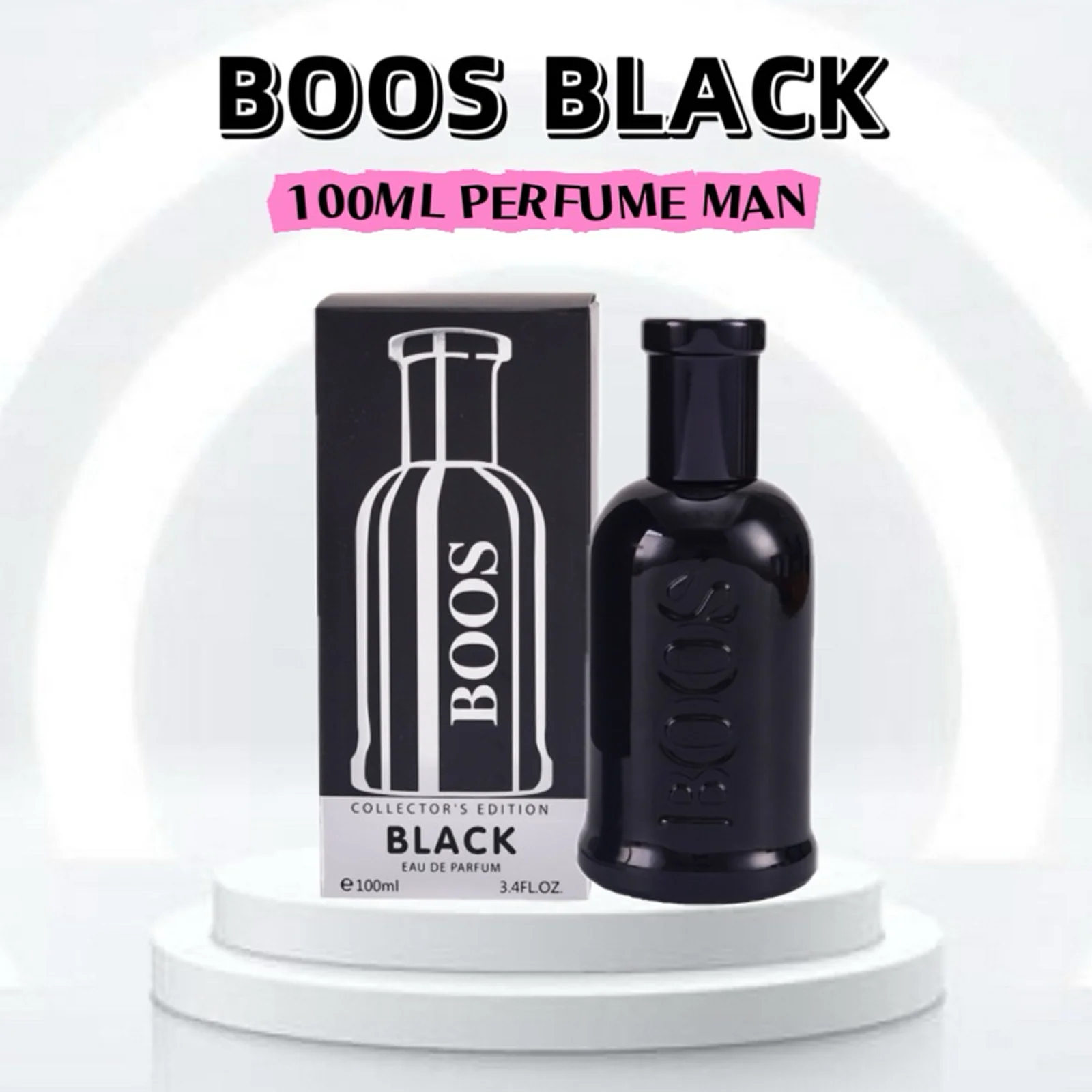 Perfume masculino de 100 ml, colonia en spray para caballeros seguros, tentación fresca, fragancia de colonia masculina ideal para citas diarias.