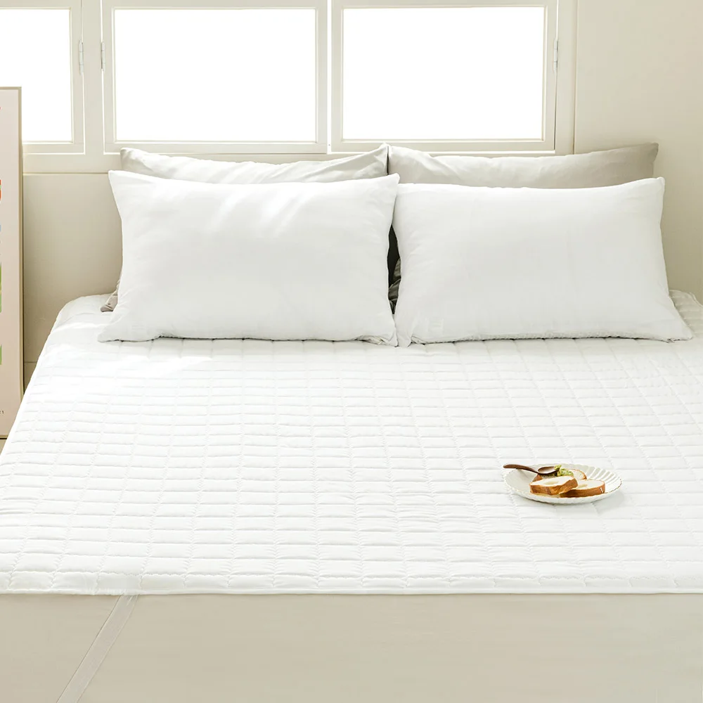 وسادة سرير مبطنة ذات نطاقات ثابتة مضادة للبكتيريا من Thezari S/Ss، Q (4 ألوان) #5