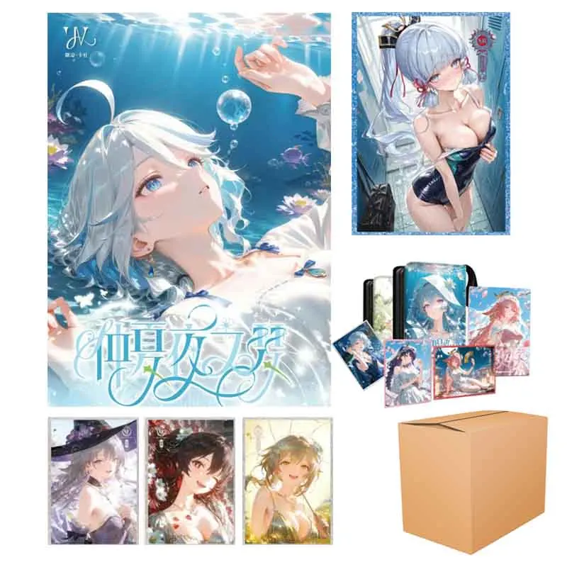 

Wholesale Goddess Story Booster Box Cards Midsummer Night's Dream A5 Anime Game Sexy Characters Rare Collection Cards Kids Toys