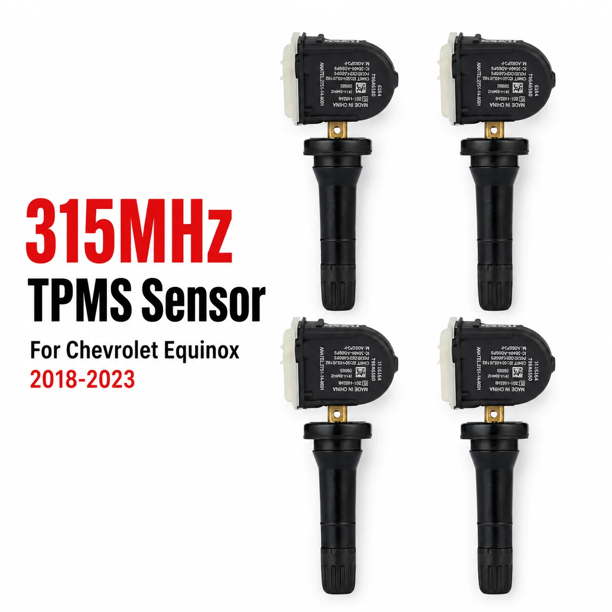 

1/4PCS 315MHz TPMS Tire Pressure Sensor For Chevrolet Equinox 2018-2023 13516164 13598772