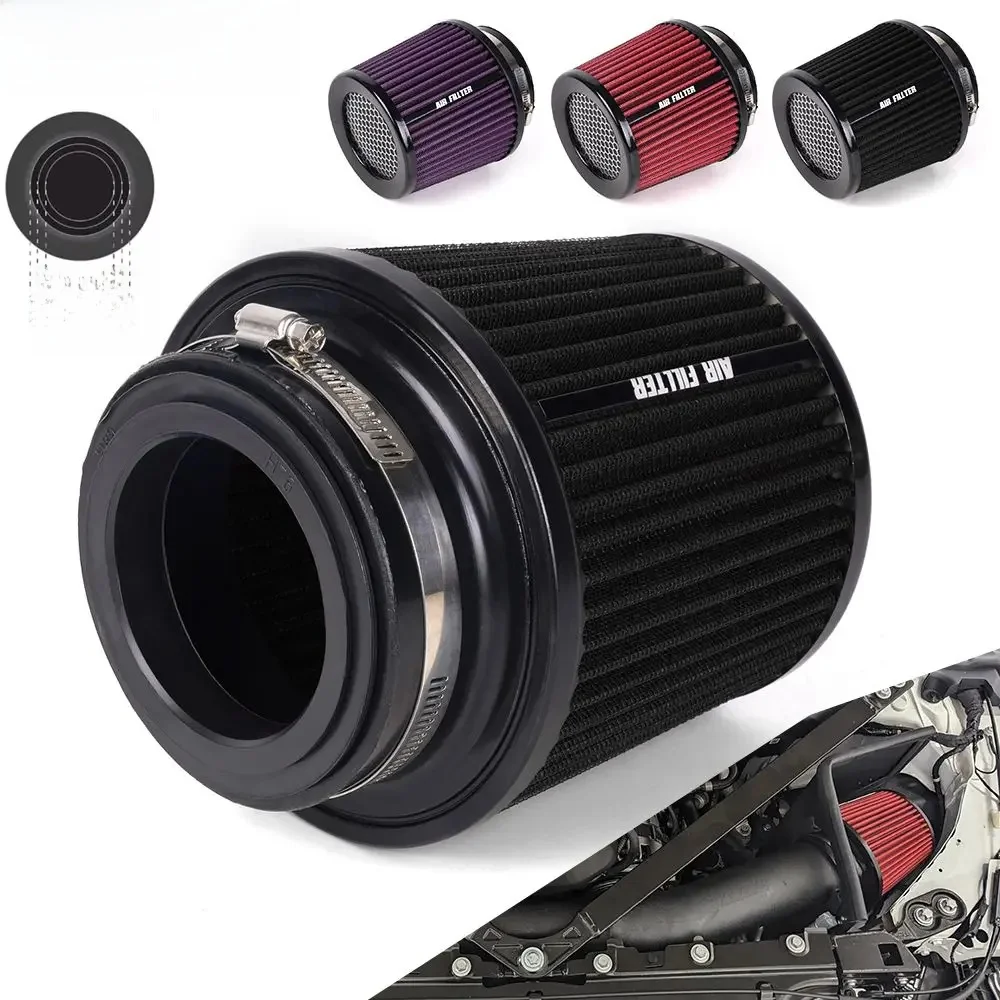 RASTP-universel 3 "3.5" 4 "voiture haut débit filtre à Air d'admission d'air froid conique lavable filtres à Air pour voiture de course OFI129