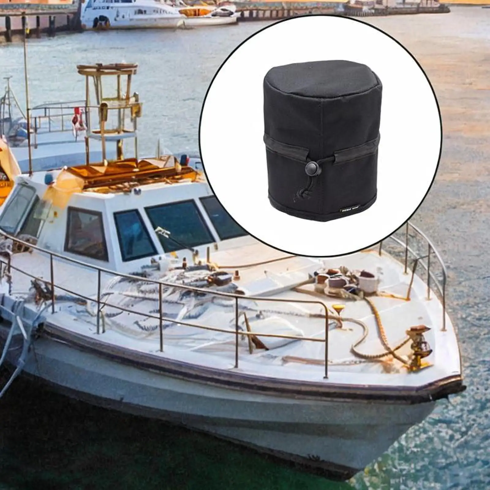 1Pcs Yacht Winch Cover Protection Oxford Cloth Multipurpose Lightweight Protector Protection for Outdoor Sailboat Boating
