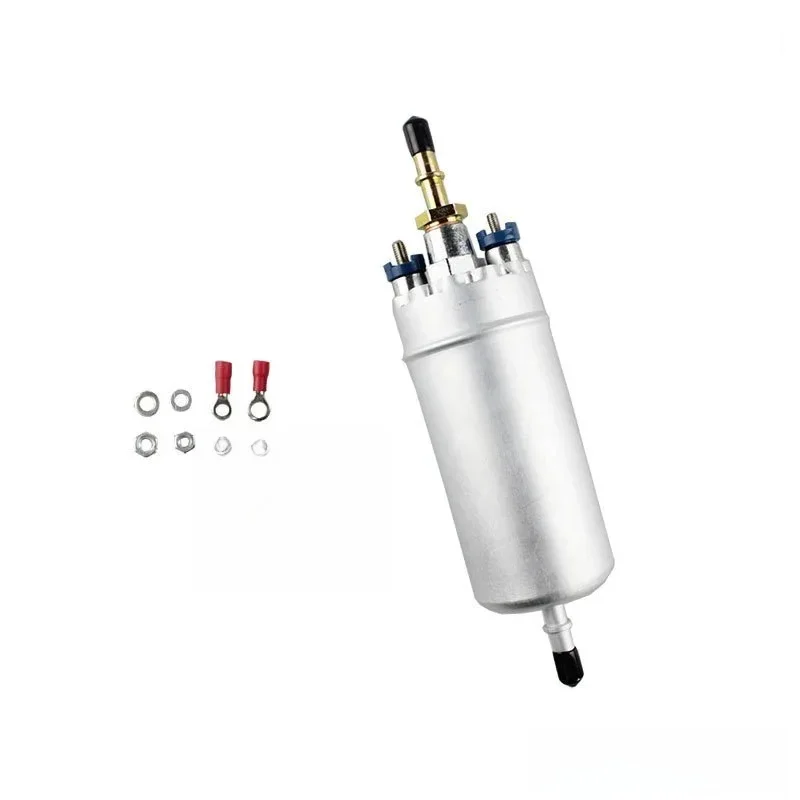 0580464075   Inline Pompa paliwa 12V Uniwersalna elektryczna pompa paliwa 150L/H Wysokociśnieniowa zewnętrzna rzędowa pompa paliwa do benzyny i oleju napędowego — zdjęcie 2