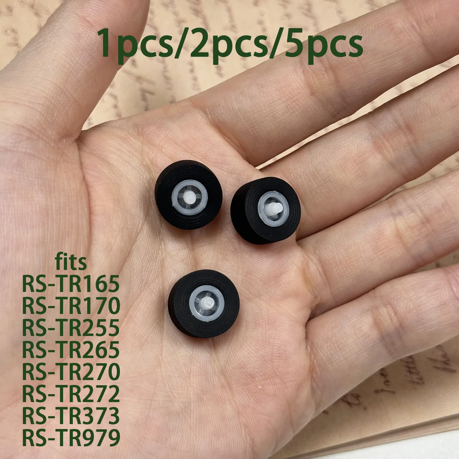 Pinch Roller Tires Axis Fits Technics Panasonic RS-TR165 RS-TR170 RS-TR255 RS-TR265 RS-TR270 RS-TR272 RS-TR373 RS-TR979 13*6*2mm