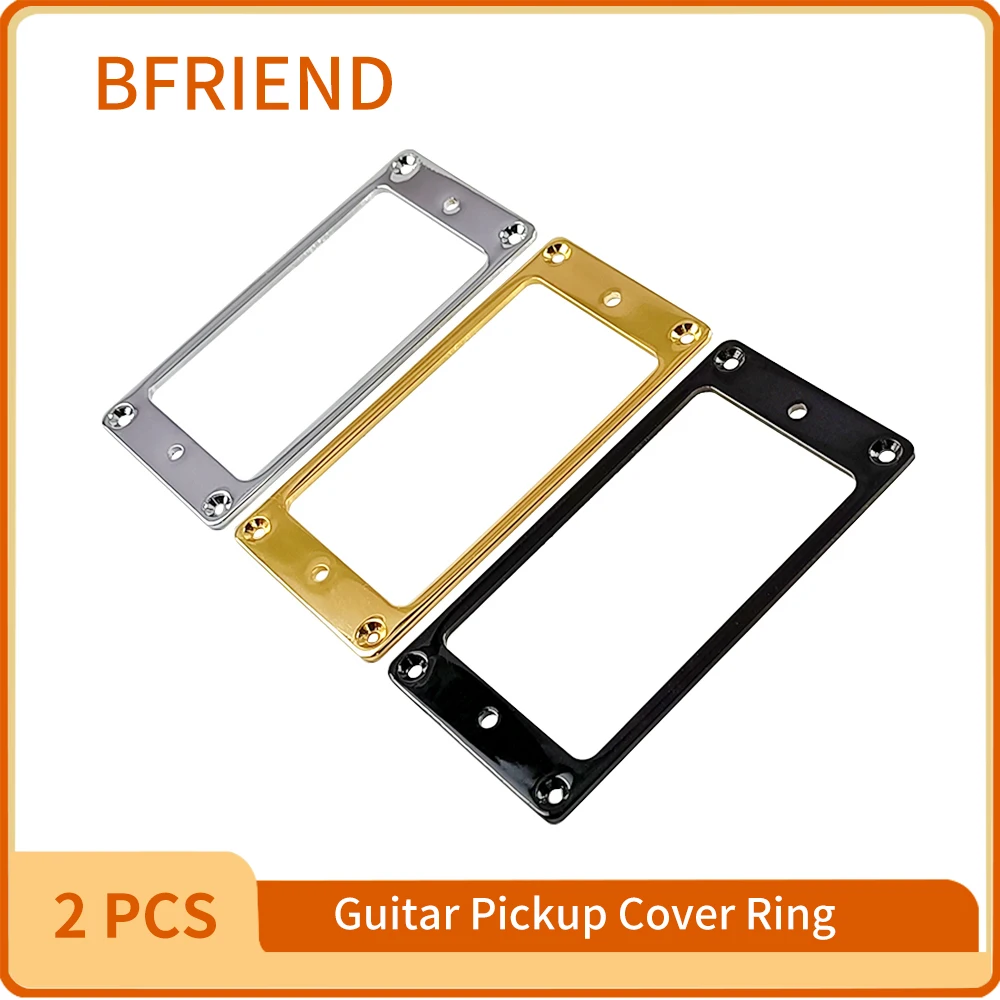 2 Chiếc Mới Kem Cong Humbucker Bán Tải Khung Gắn Nhẫn Đàn Guitar Gắn Nhẫn LP Đàn Guitar Điện