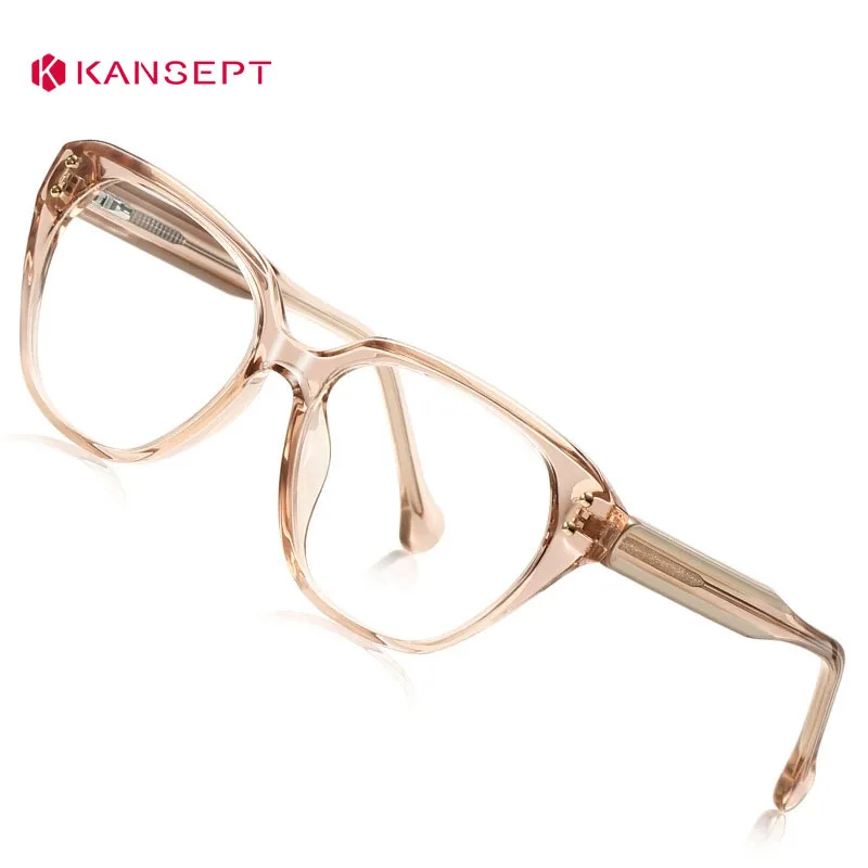 KANSEPT Optical Lenses to Read Plus Reading Glasses Woman Men's Eyeglasses Lunette Pour Femme Original Lunettes Myopia Eyewear