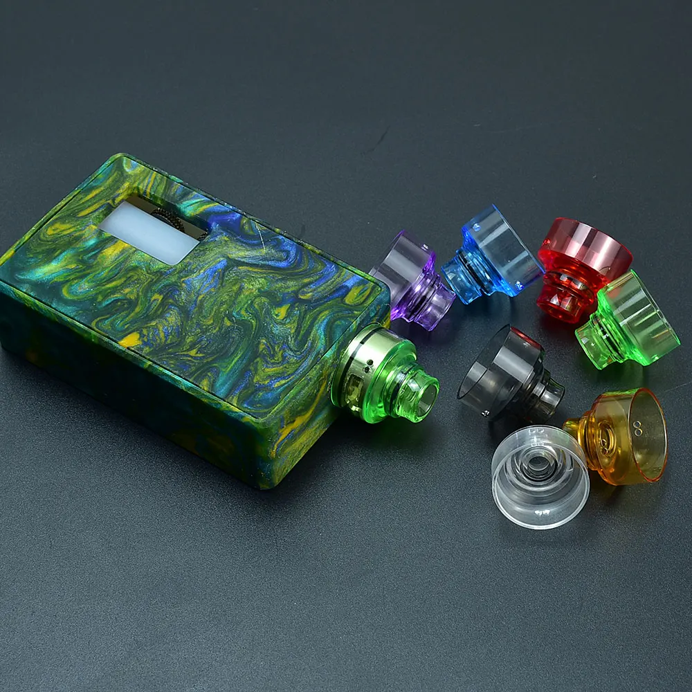 1:1 Aston 22 RDA Atomizer bellcap pc material for aston 22mm rda For 510 bf Box Mod Kit