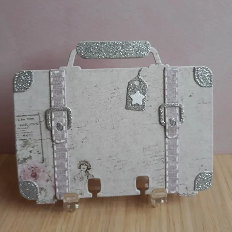 METAL CUTTING DIES 2019 NEW Suitcase memory dex Rolodex Shake Card Wykrojnik do scrapbookingu papieru rzemieślniczego album kartek dziurkacz — zdjęcie 2
