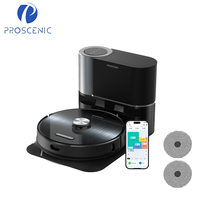 Proscenic M9 Robot Vacuum Cleaner with Self-Empty Base 4500pa Suction 3 Suction Levels 4L Dust Bag Capacity 180Mins Runtime