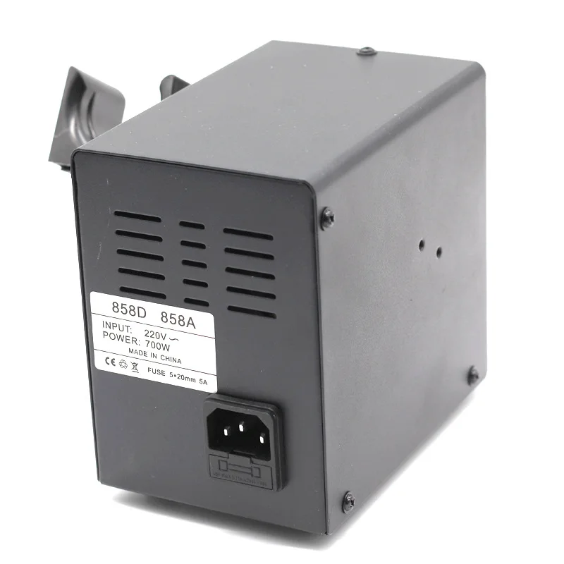 Heißluft-Rework-Station, 700W digitale Lötstation mit bürstenlosem Lüfter & Smart Sleep, 100-480 ℃ Präzise Temperaturregelung, SMD-Handy-Leiterplatten-Reparatur-Werkzeugset – Detail 7