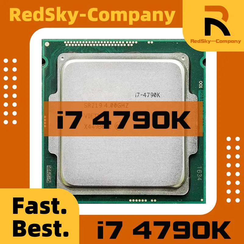 1pcs/lot Perfect test Core i7-4790K i7 4790K 4.0GHz Quad-Core Eight-Thread LGA 1150 cpu processor