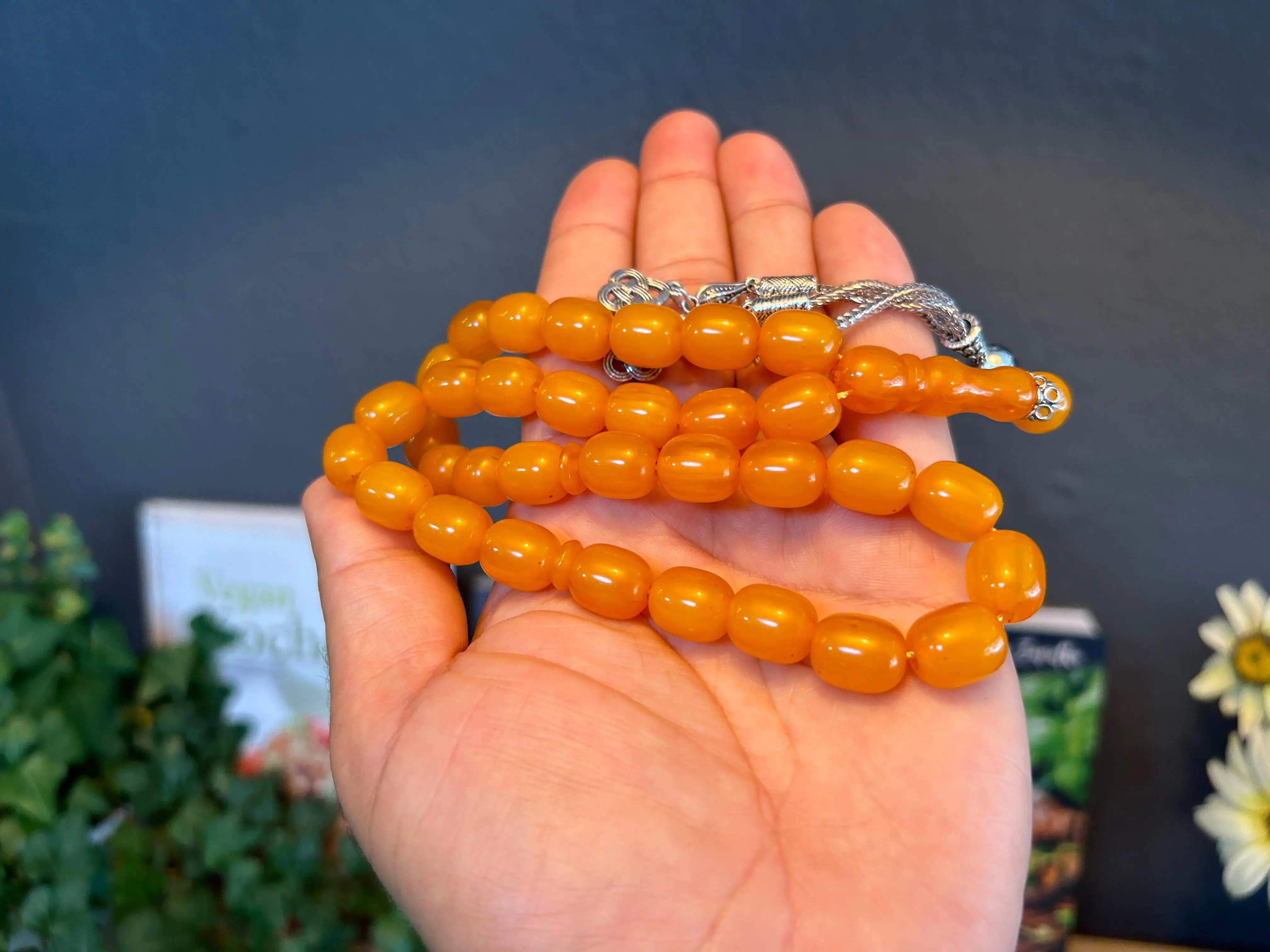 Bakelite rosario ottomano raro Faturan ambra tedesca Sandalous Misbaha Prayerbeads rosario Tasbih Tesbih sam T16