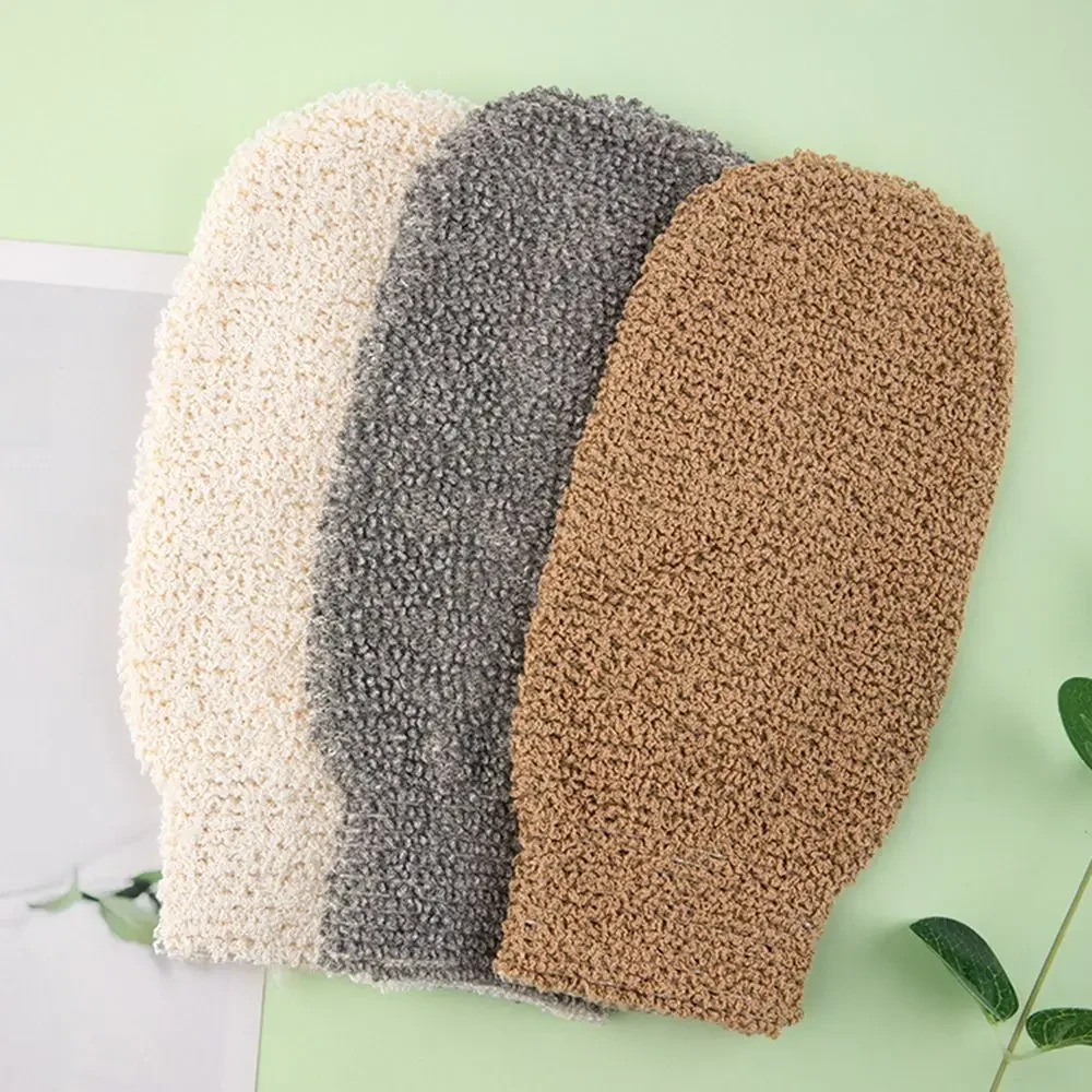 1/2/3pcs Peeling Exfoliërende Handschoenen Douche Lichaamsborstel Vingers Badhanddoek Peeling Mitt Body Scrub Handschoenen bad Spa Schuim Douche - afbeelding 2