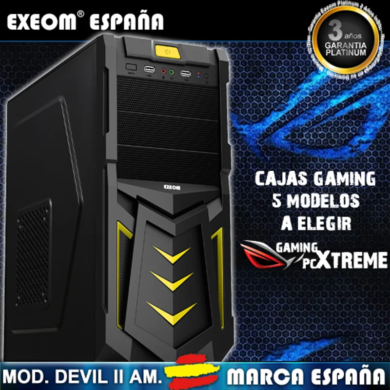 Ordenador Sobremesa Gaming Pc Intel Core i7 16GB SSD 1TB Wifi