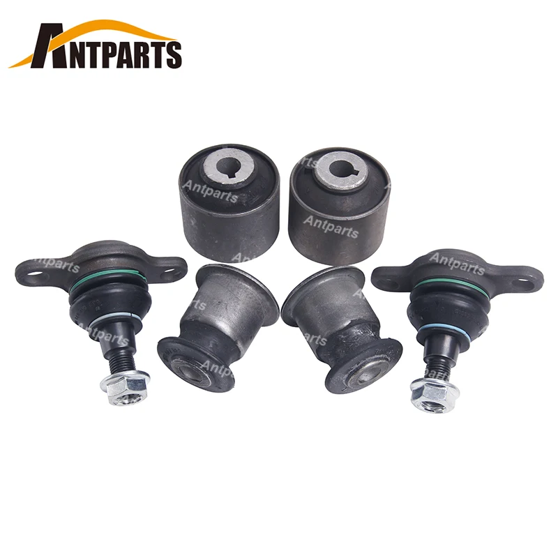 6PCS Front Suspension Lower Control Arm Bushing Ball Joint Kit For VW Multivan T5 T6 TR TRANSPORTER 7H0407183 7H0407182