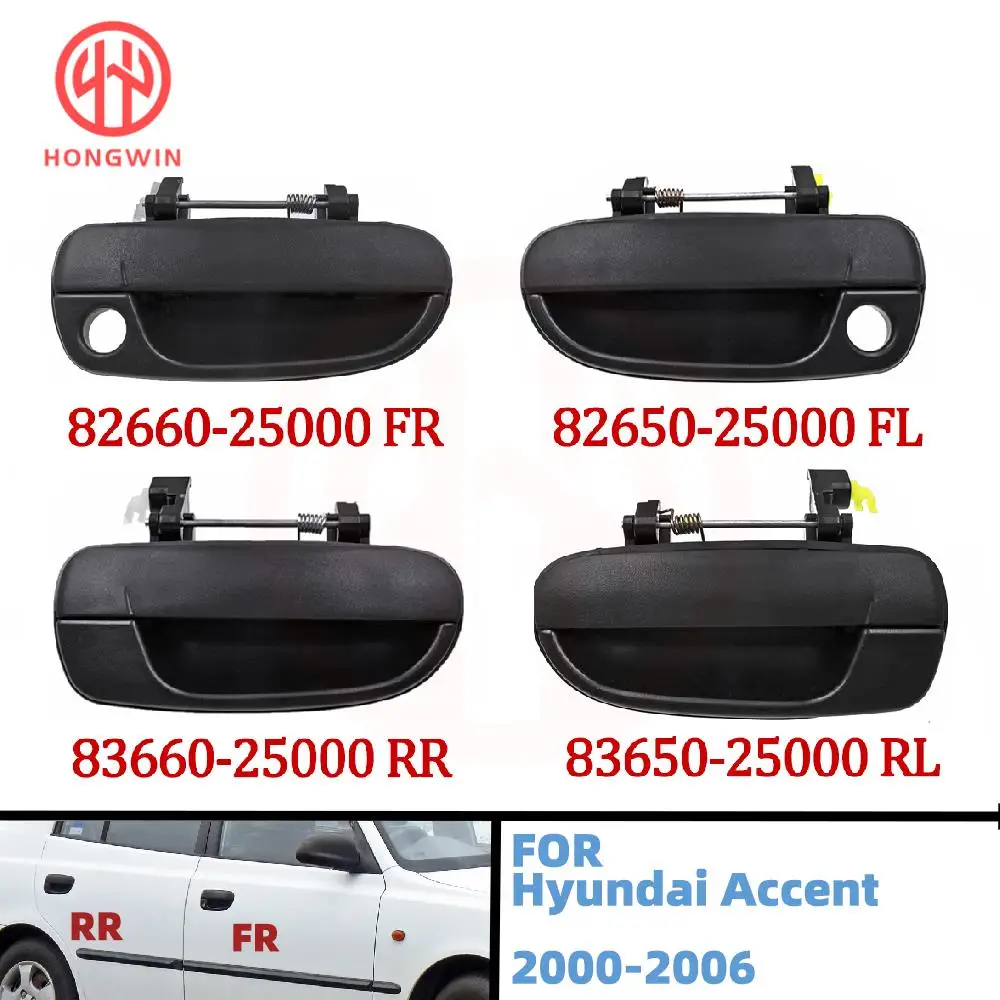 

Автомобильные Внешние дверные ручки 82660-25000 82650-25000 83660-25000 83650-25000 для Hyundai Accent 2000 2001 2002 2003 2004 2005