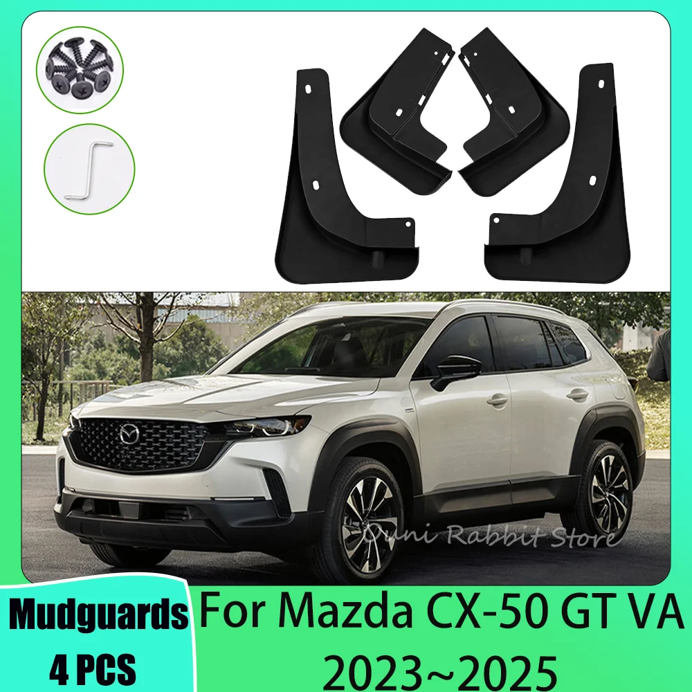 

Для Mazda CX-50 GT VA 2023 ~ 2025 2024 автомобильные колеса брызговики грязезащитные крышки крылья брызговики модификатор аксессуары