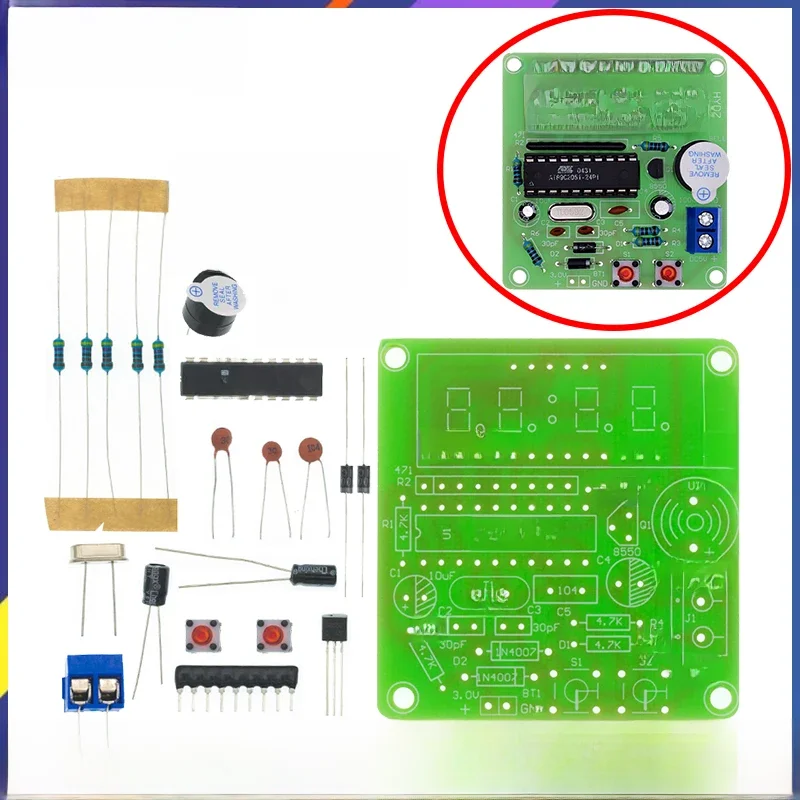 AT89C2051 horloge électronique numérique 4 Bits Suite de Production électronique Kit de bricolage Kit d'apprentissage pour Arduino