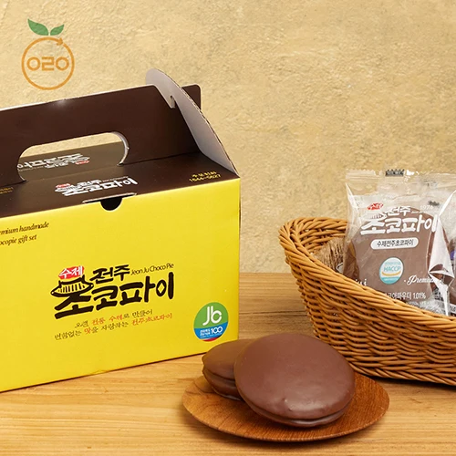 전주 한옥마을 수제 미니 초코파이 선물세트 10개입 전주초코파이