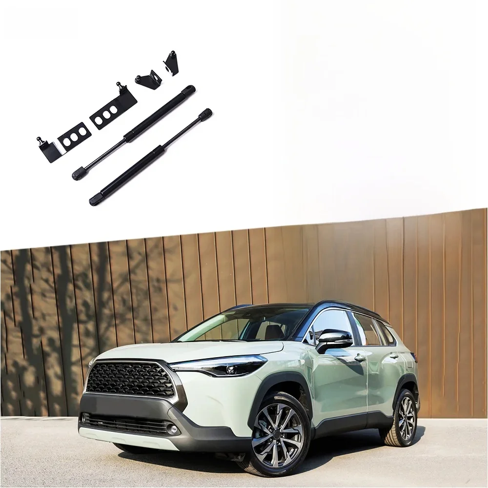Pokrywa maski samochodu Podnośnik Sprężyna Amortyzator Drążki hydrauliczne Pręt do Toyota Corolla Cross 2019-2025 — zdjęcie 2