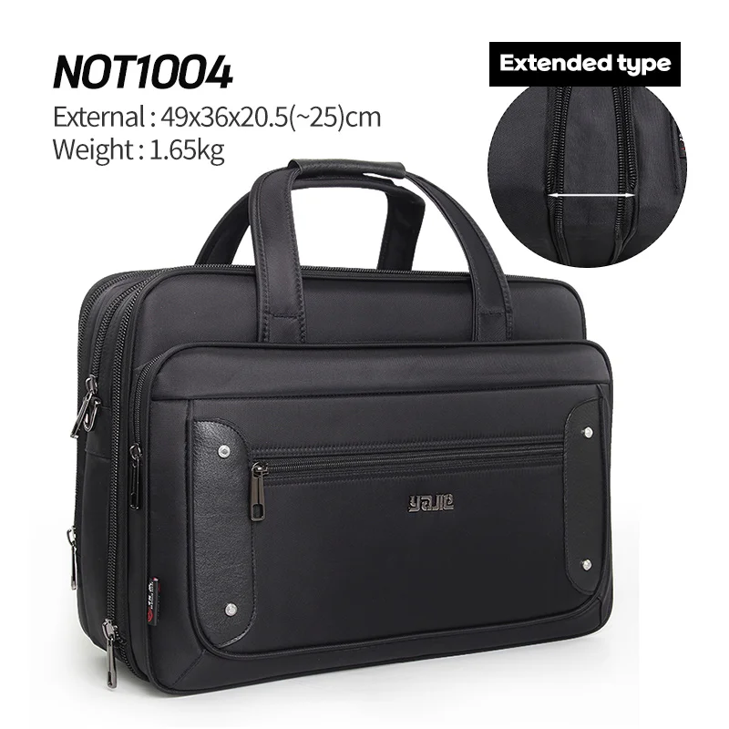 ALIKAN NOT1004 49 x 20,5 x 36 cm Herren-Aktentasche, erweiterbare Laptop-Business-Tasche, große Kapazität, Reise- und Büro-Aktentasche