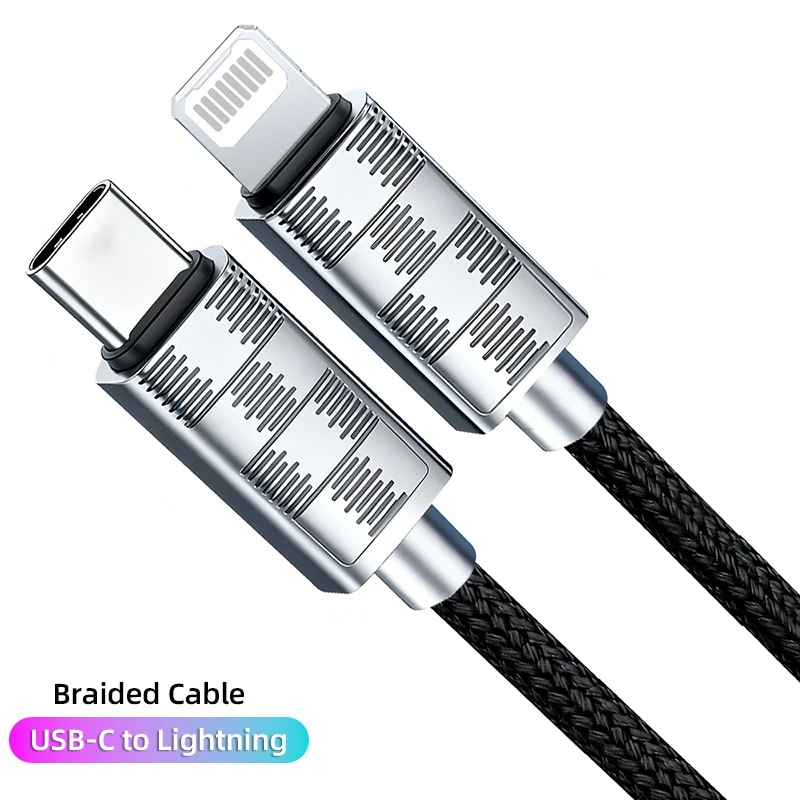 USB-C to Lightning Fast Charging Cable Thickened Braided Pure Copper Wire Core Type-c to Lightning Charger Cable,Lightning Cable
