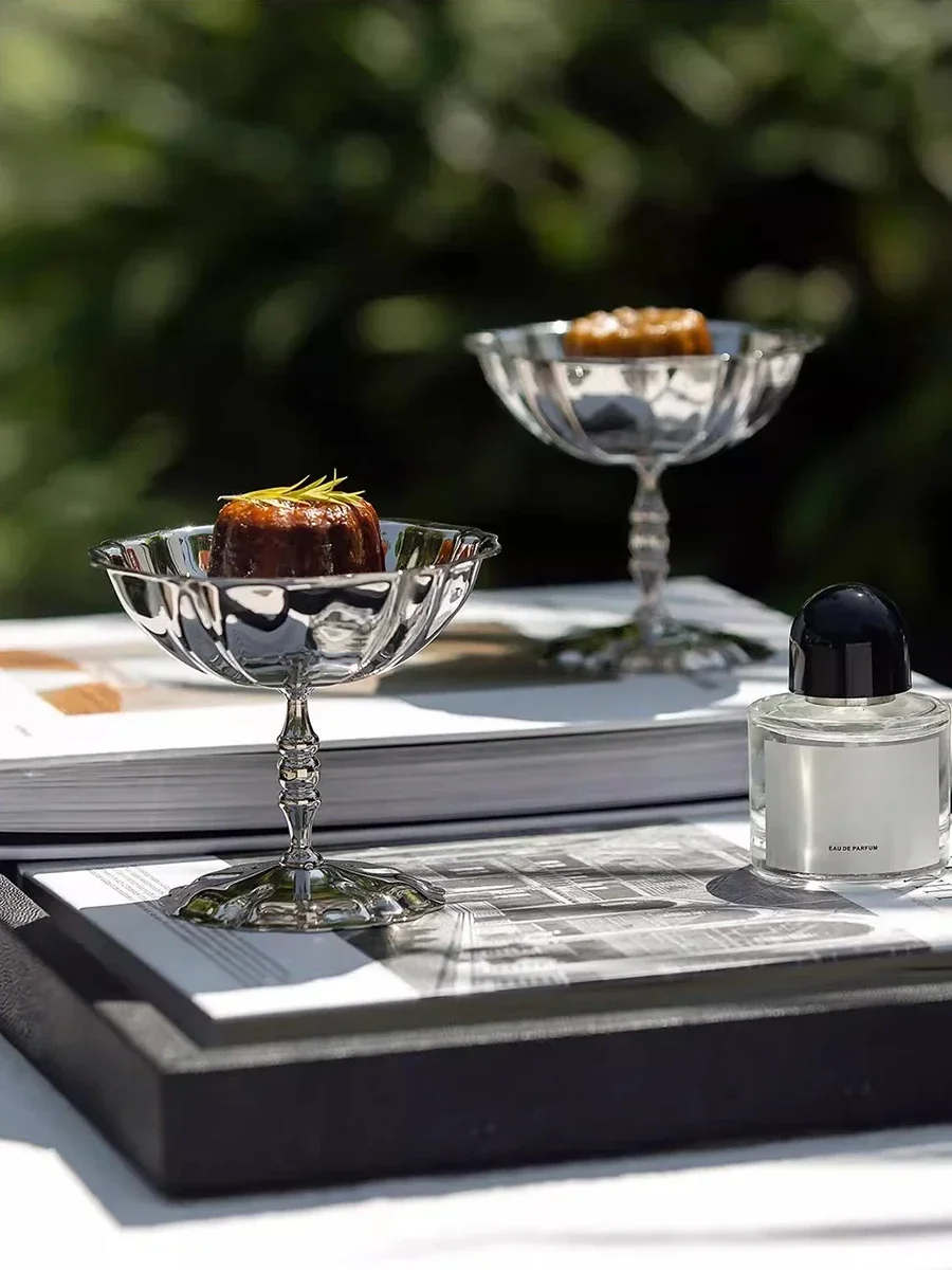 Filles à crème glacée Smunvétérans wn Cup en acier inoxydable, nourriture, beaucoup de snacks ménagers, plat de service à dessert standard, décoratif pour bar, fête