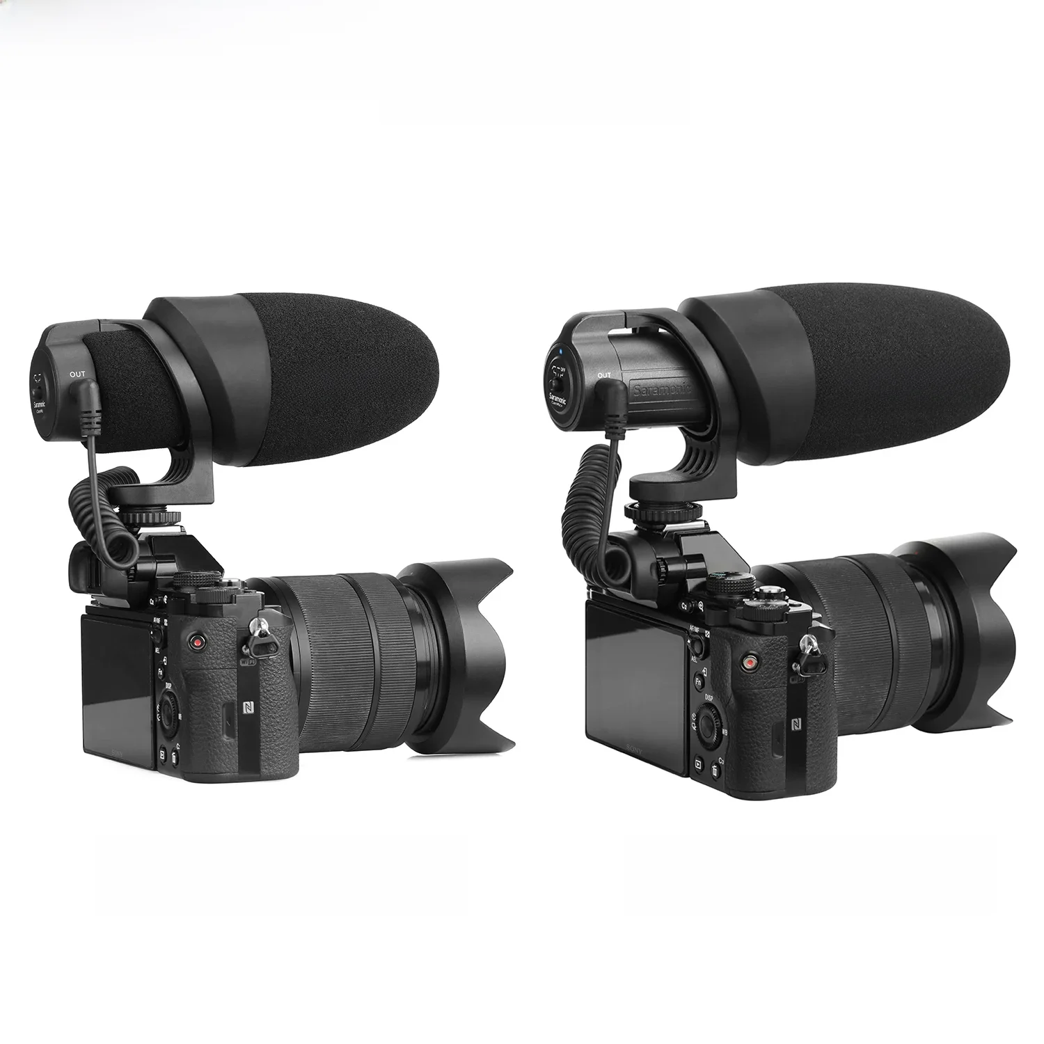 Saramonic CamMic Kondensator Auf-Kamera Shotgun Mikrofon für DSLR Kameras Camcorder Canon Aufnahme