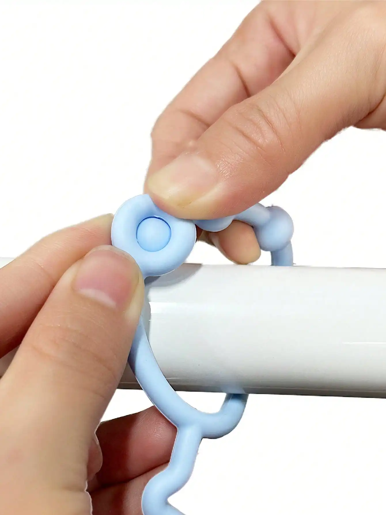 3-Pack Silicone Toy Holder Strap Sippy Cup Leash for Stroller High Chair Anti-Drop Adjustable Pacifier Dummy Clip Tethers Set Fo