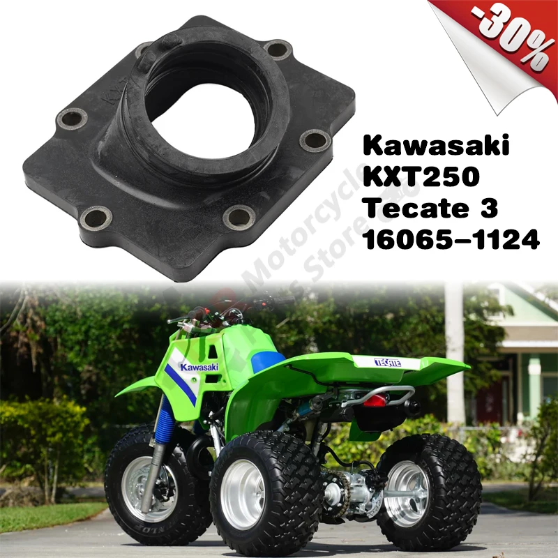 

Впускной коллектор карбюратора, подходит для Kawasaki KX250-D1 KX250-D2 KXT250 Tecate 3 1986-1987, артикул: 16065-1124