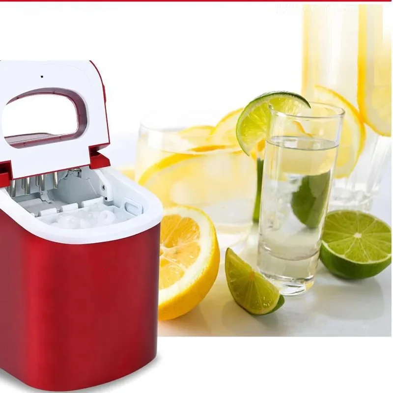 Household Bullet Ice Machine Electric Portable Mini Ice Making 15kg /24H For Cold Drink Shop Coffee Shop Etc.